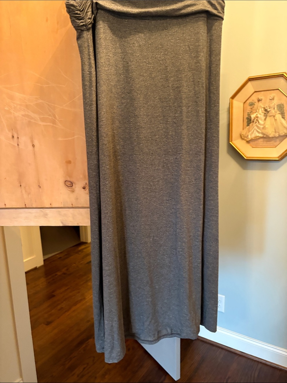 J. Crew Gray Maxi Skirt